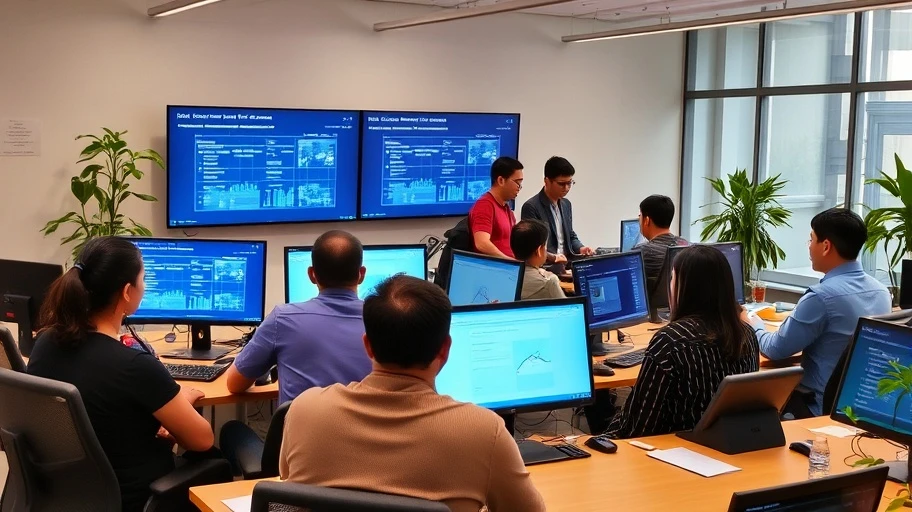 Ảnh về môi trường làm việc với nền tảng low-code AI