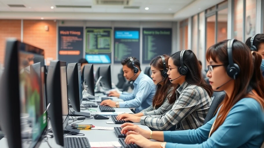 Cảnh bàn trợ giúp tại Việt Nam liên quan đến Azure