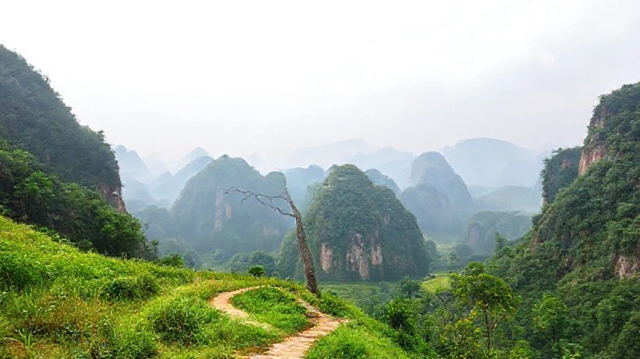 Cảnh quan thiên nhiên biểu trưng cho ý nghĩa quỹ đạo cuộc đời