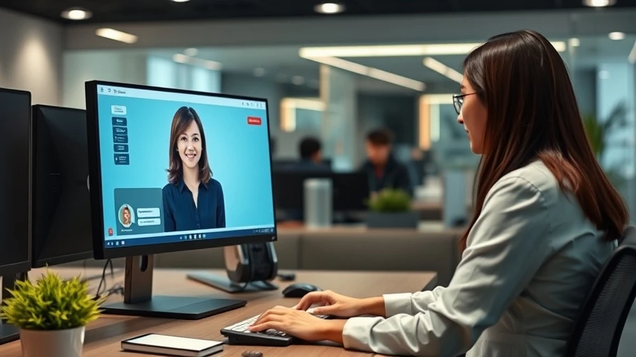 Cảnh văn phòng hiện đại tại Việt Nam với Nimbus AI Agent