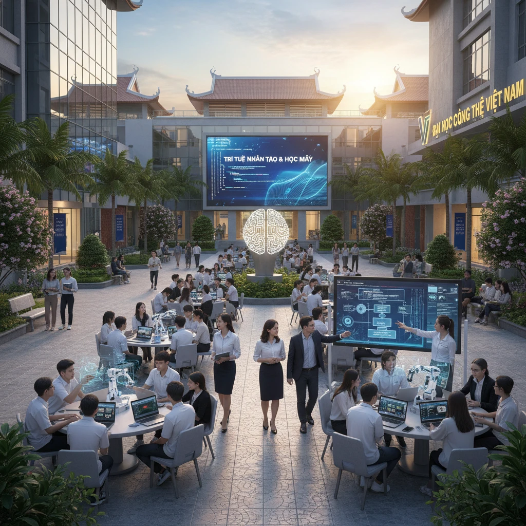 Đào tạo AI cho sinh viên tại trường đại học Việt Nam