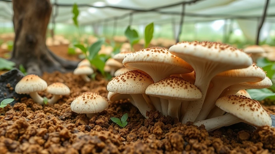 Giá thể mới trong công nghệ nuôi trồng nấm