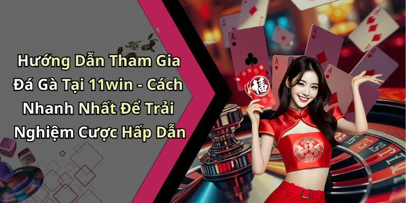 Hướng Dẫn Tham Gia Đá Gà Tại 11win - Cách Nhanh Nhất Để Trải Nghiệm Cược Hấp Dẫn
