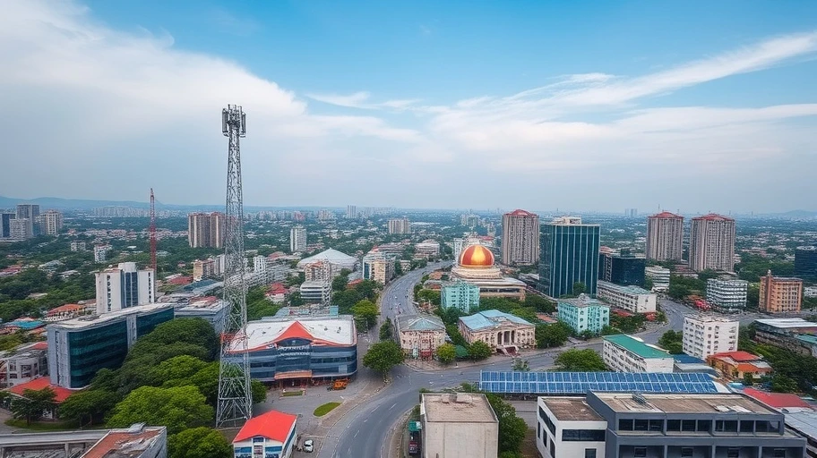 Hạ tầng kỹ thuật số Cần Thơ với internet và năng lượng mặt trời