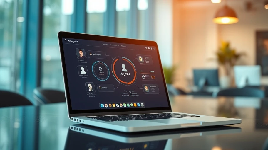 Hệ thống Agentic AI với thiết kế UI/UX tương tác.