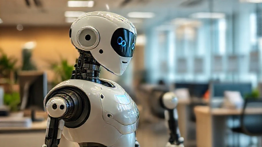 Hình ảnh AI Agent trong văn phòng