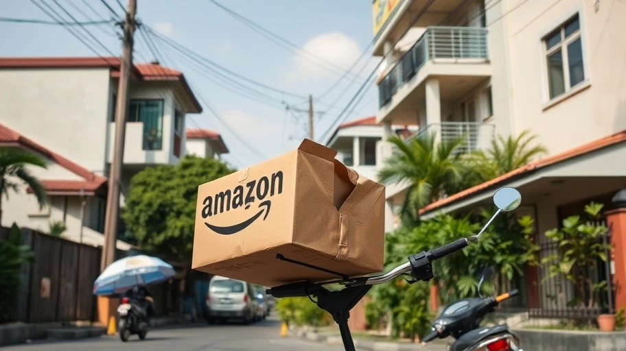 Hình ảnh giao hàng Amazon tại Việt Nam