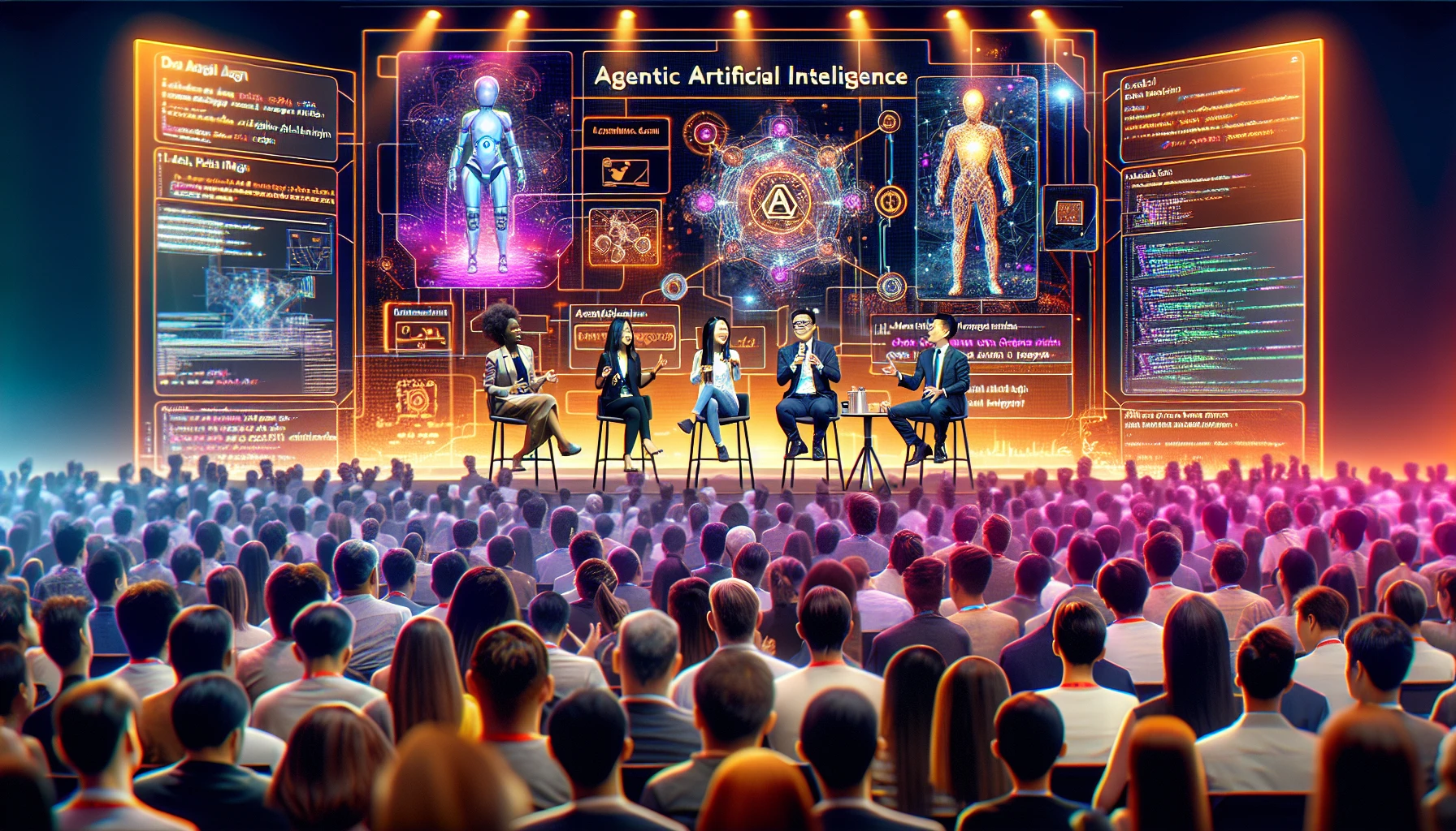 Hình ảnh hội nghị công nghệ về Agentic AI