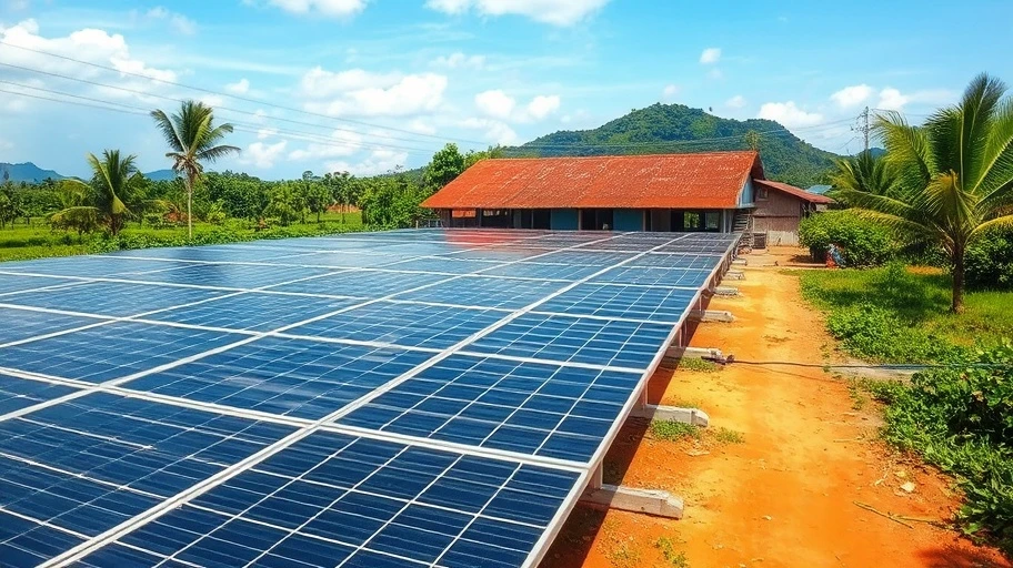 Hình ảnh tấm pin mặt trời, chuyển đổi số xanh giảm năng lượng