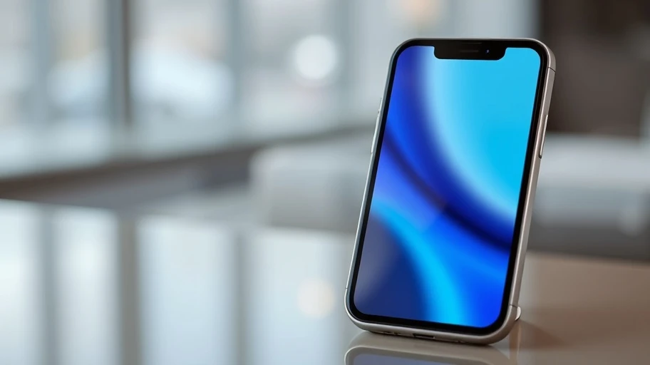 Hình ảnh thiết kế tối giản trên smartphone