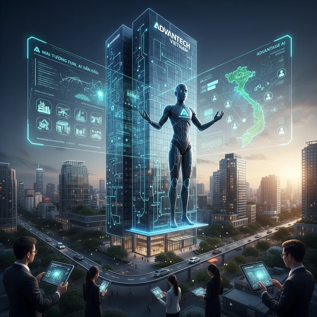 Hình ảnh tương lai AI Advantech tại Việt Nam.