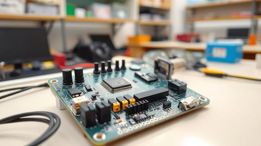 Hình ảnh vi điều khiển trong lập trình hệ thống nhúng