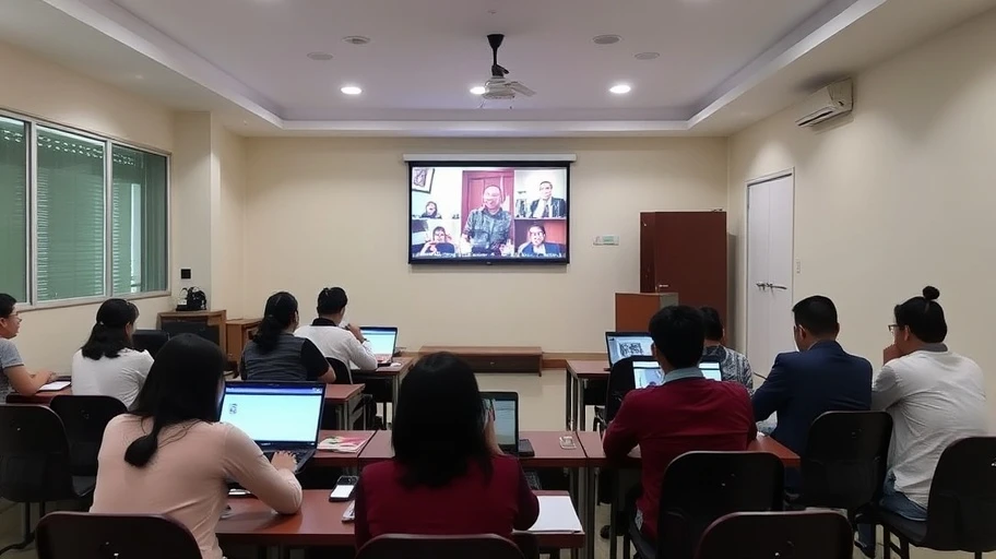 Học sinh tham gia lớp học trực tuyến qua Zoom tại Việt Nam.