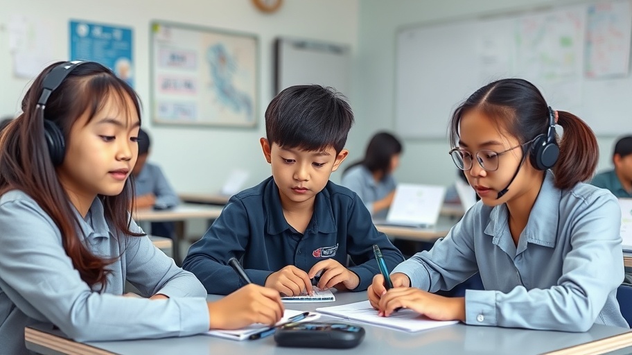 Học sinh Việt Nam sử dụng AI trong lớp học