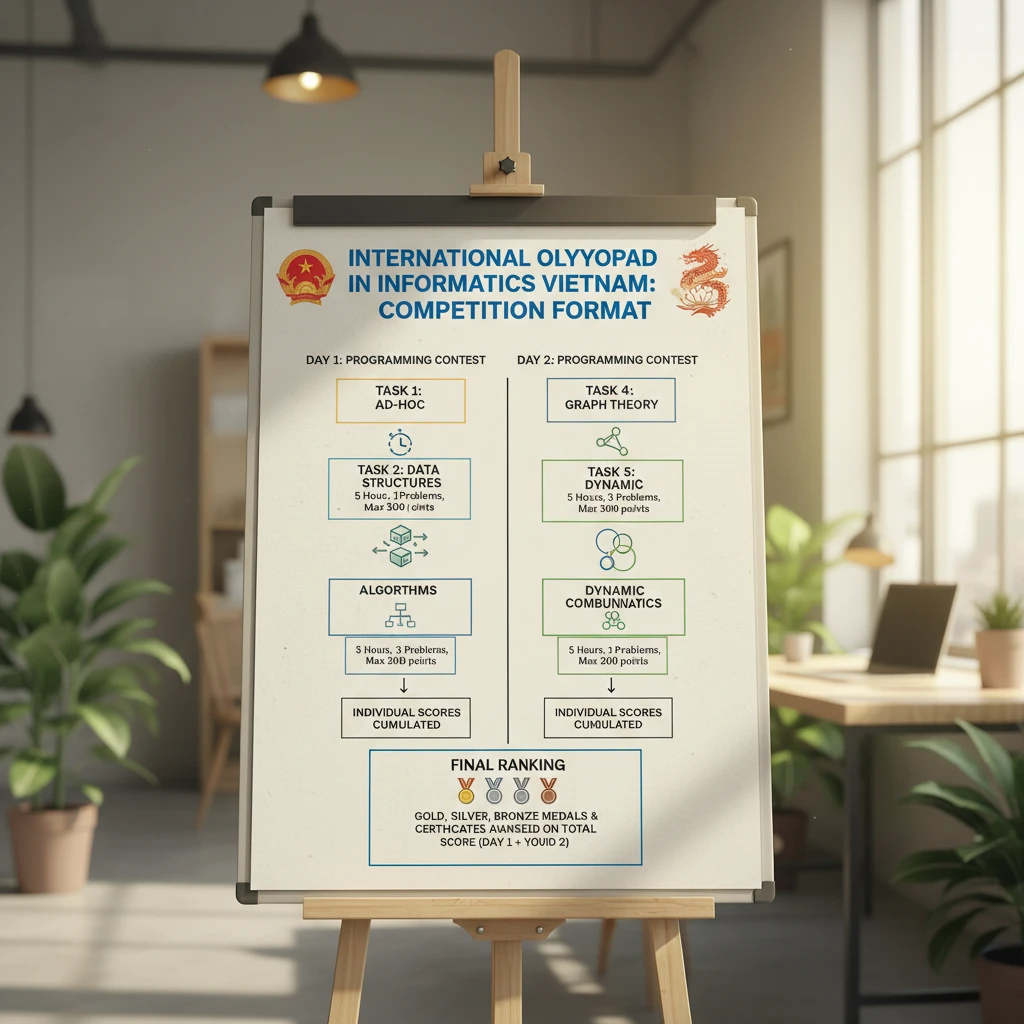 Infographic định dạng cuộc thi lập trình ICO