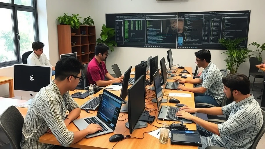 Không gian làm việc phát triển dự án tự chủ tại Việt Nam