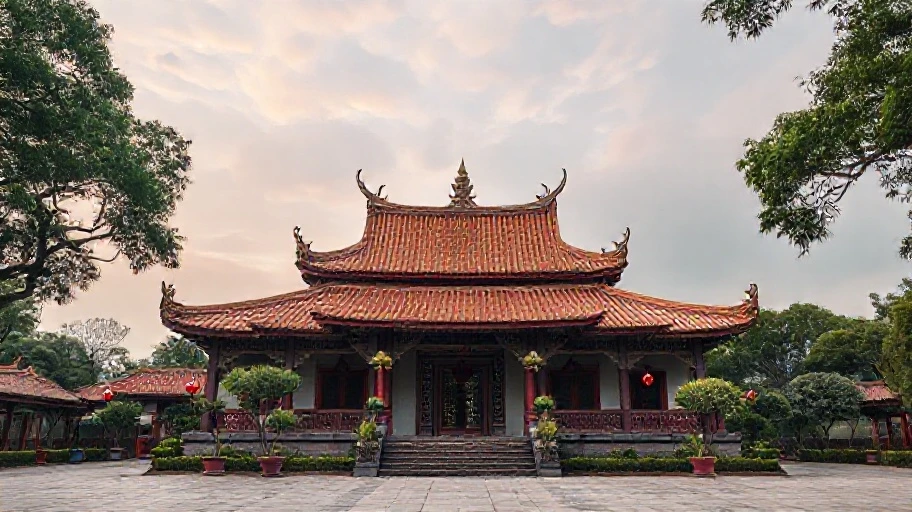 Ngôi đền ở Việt Nam biểu trưng cho triết lý nhân quả