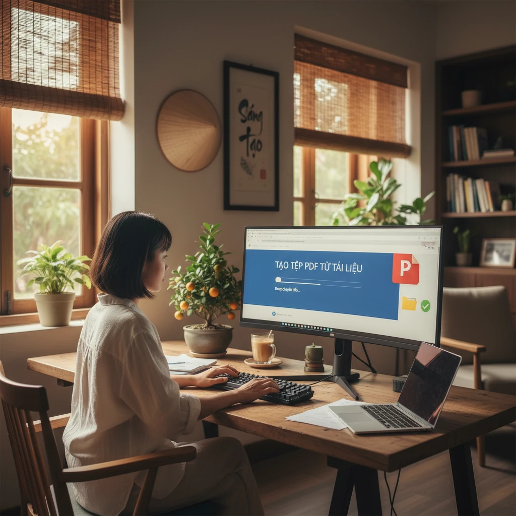 Người đang tạo tài liệu PDF về vật lý nhiệt