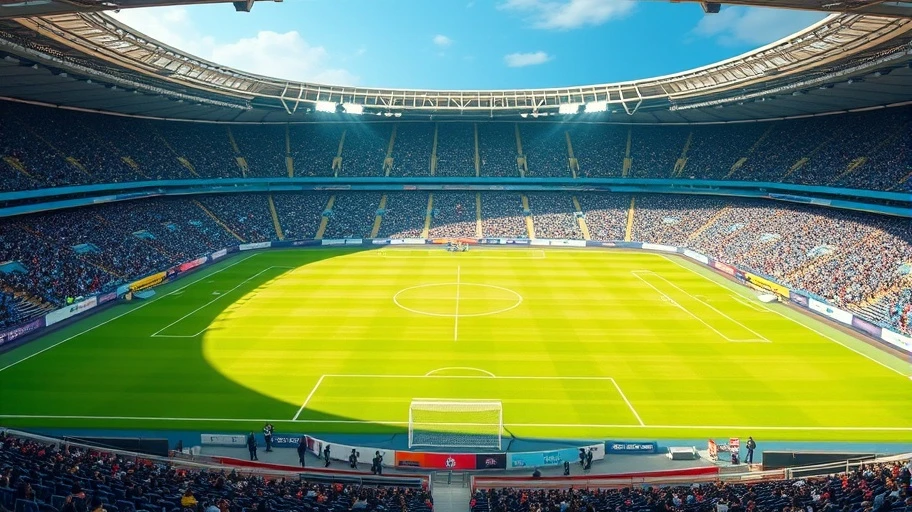 Sân vận động thể hiện sự ra đời công nghệ Goal-Line