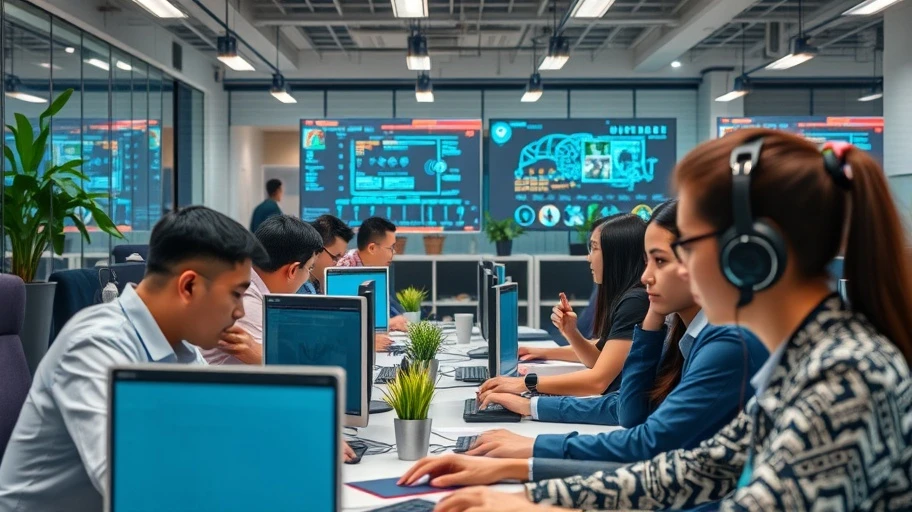 Tác động của AI và lực lượng lao động.