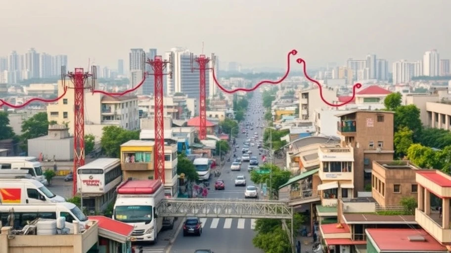Tháp 5G và tối ưu hóa dịch vụ với AI