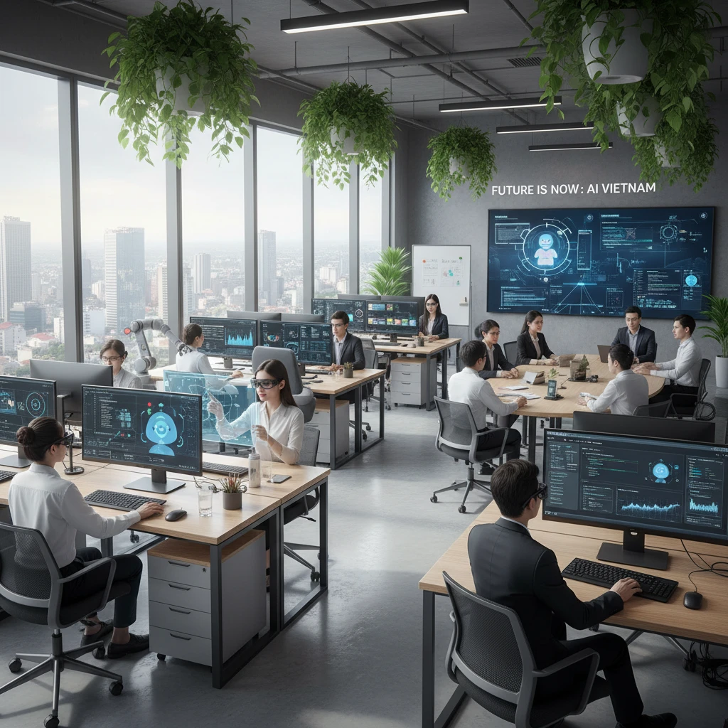 Ứng dụng AI trong văn phòng hiện đại ở Việt Nam
