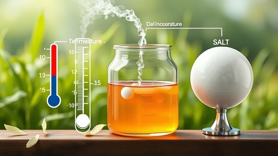 Yếu tố ảnh hưởng đến chất lượng muối chua